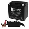Mighty Max Battery YTX14-BS Replaces Harley-Davidson V-Rod Destroyer 06 With 12V 2A Charger MAX3869437